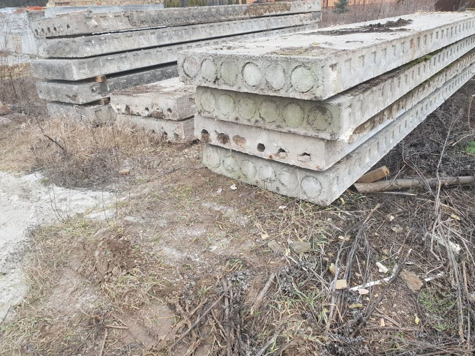 Плити ПК 5.95/1.2 і 3/1.2 фундаментні блоки ФБС