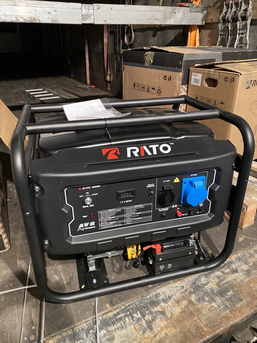 Рамний однофазний генератор RATO R6000D, електростартер