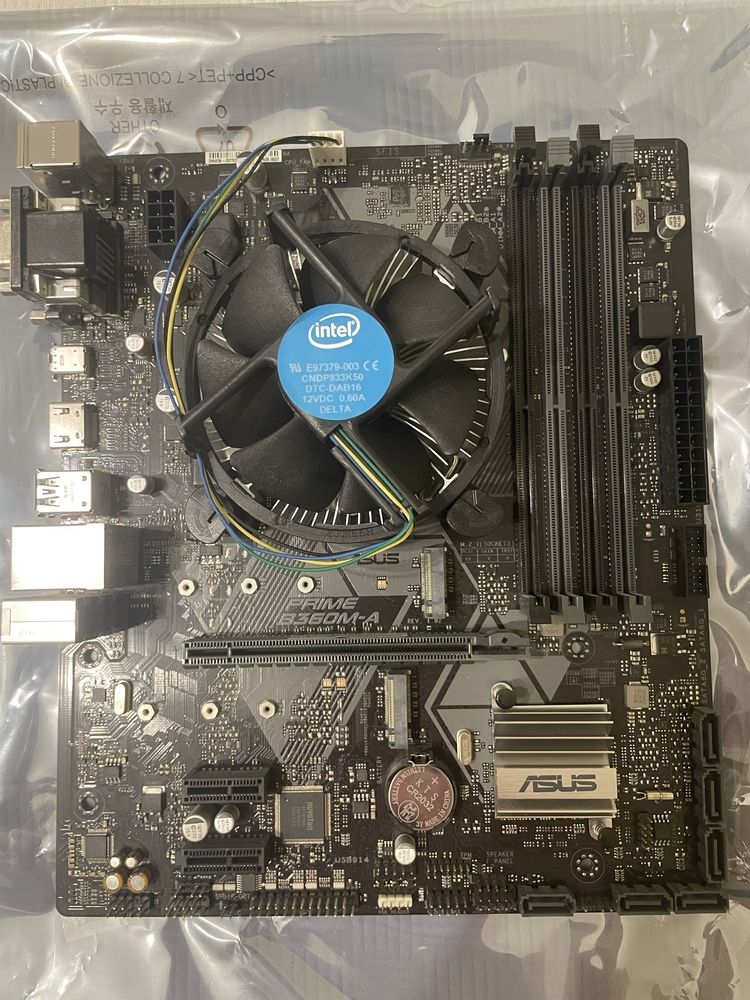 Asus Prime B360M-A + Intel Core i5-9400F