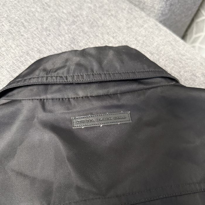 Нейлонова куртка бомбер чорна з коміром diesel black gold 48 m