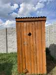 Wc toaleta wychodek na budowe działke