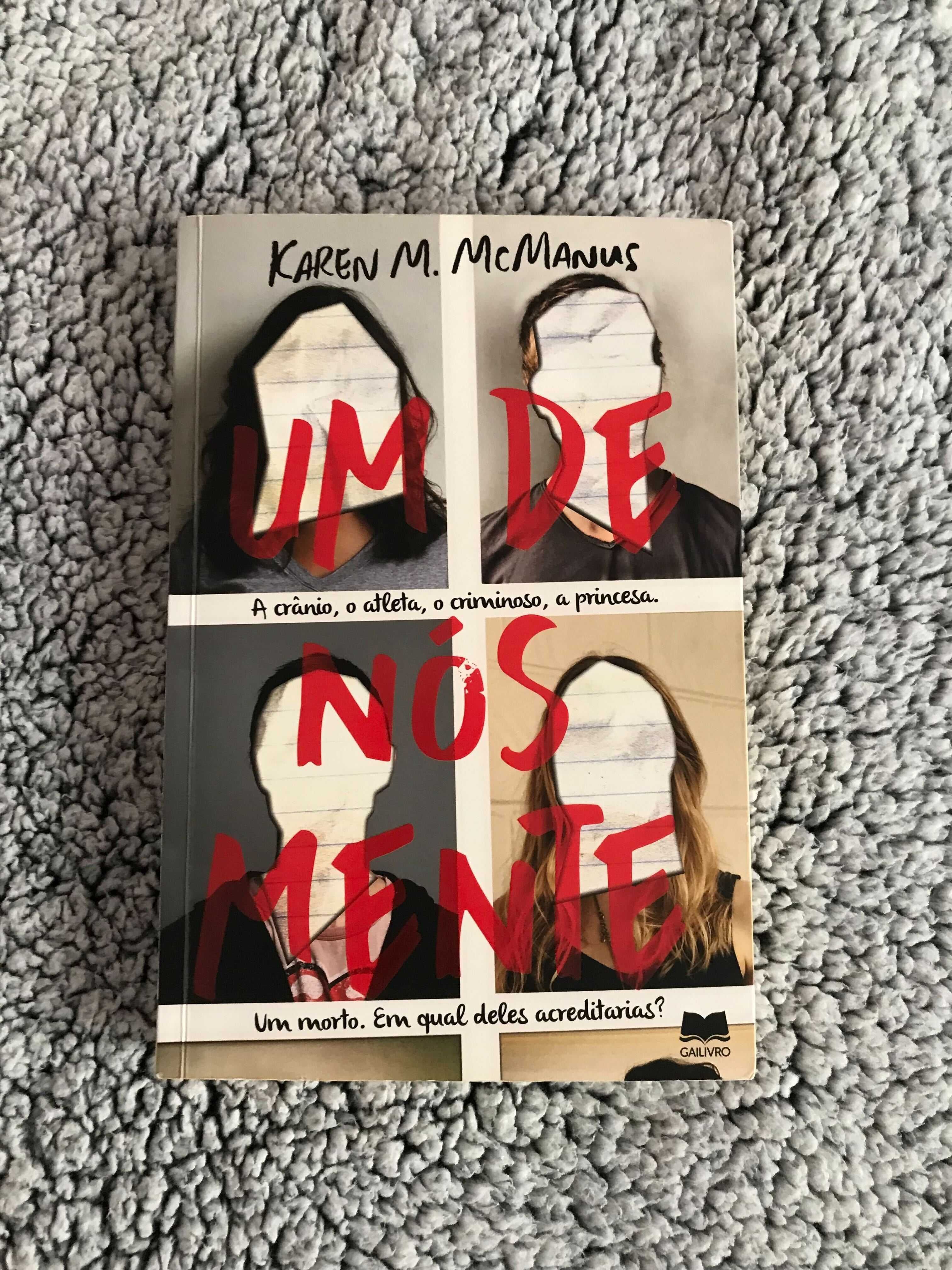 Livro Um de Nós Mente de Karen M. McManus