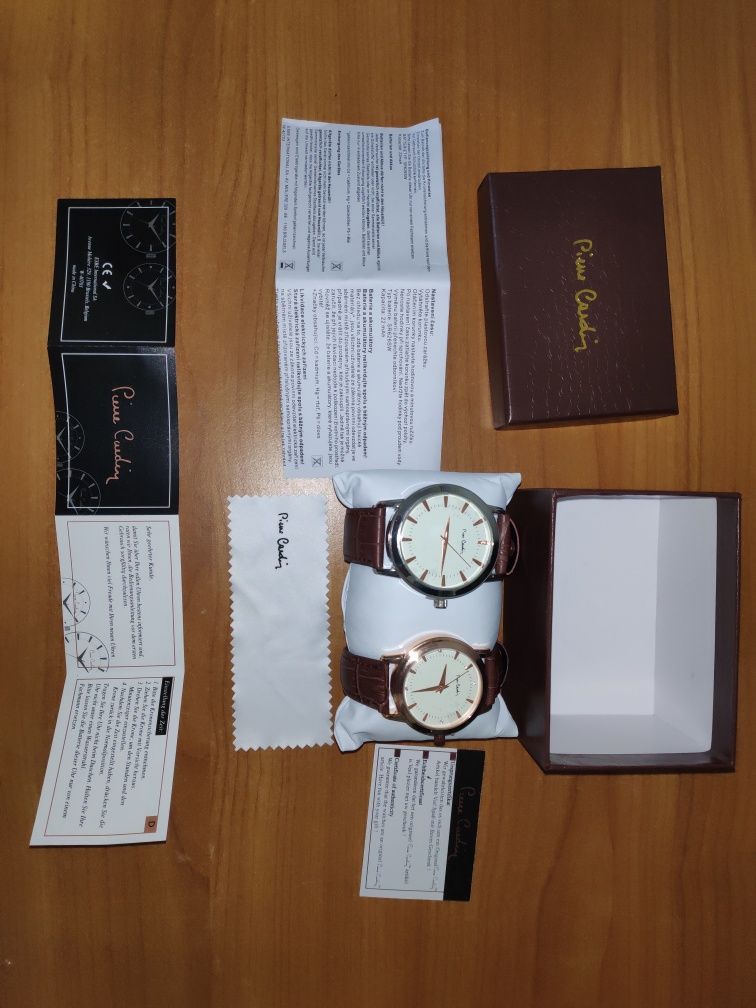 Pierre Cardin zestaw zegarków dla niej i dla niego