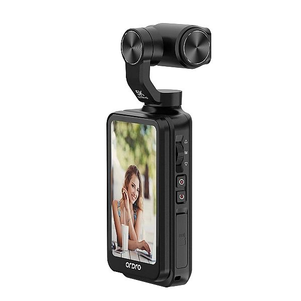 Kamera Ordro Pocket M5 z 3-osiowym gimbalem, 5K, do vlogowania i YouTu
