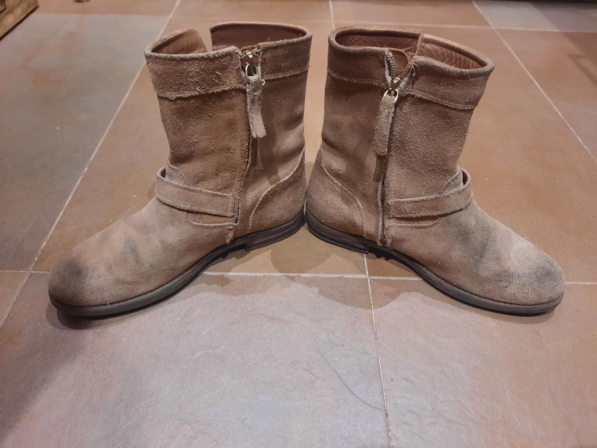 Botas camurça MassimoDutti n°33
