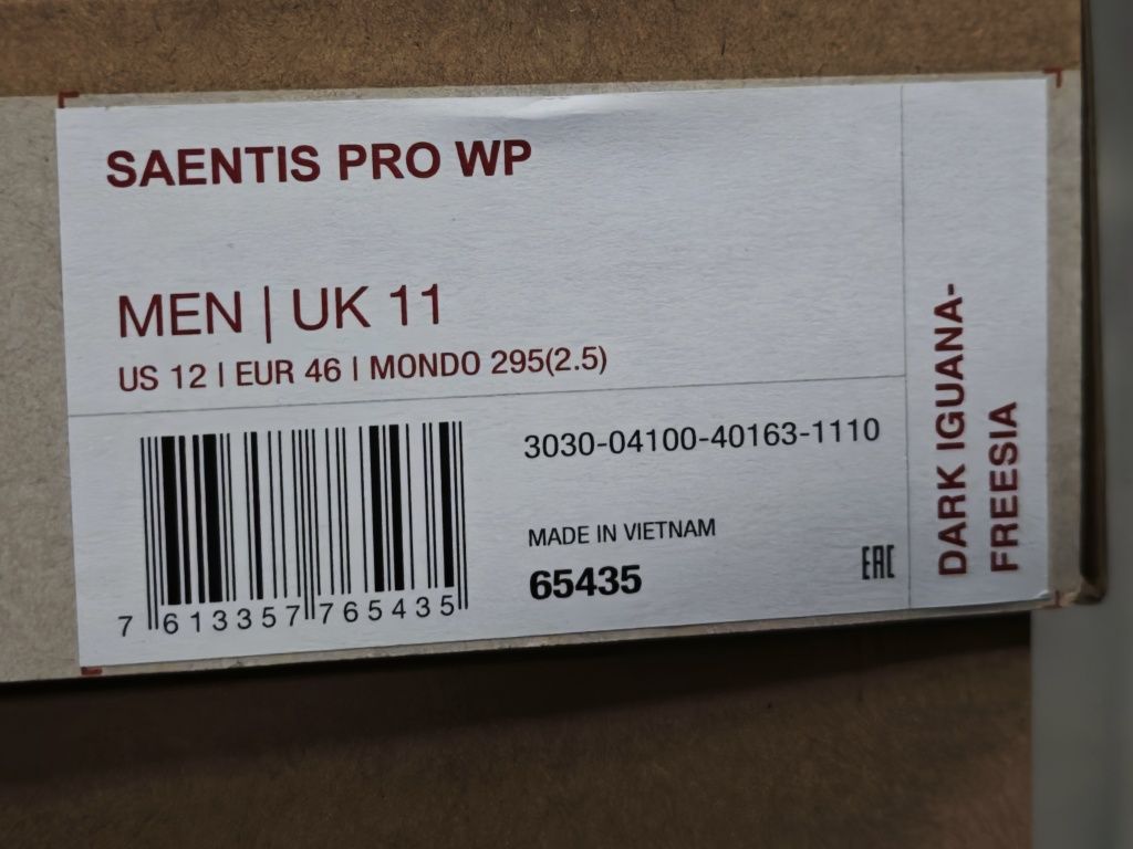 Nowe Buty Mammut Saentis Pro WP Men Dark rozm. 46