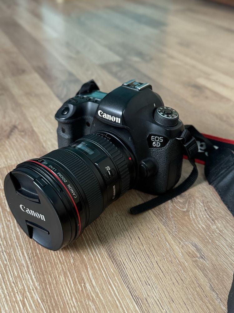 Canon EOS 6D + об’єктиви Canon 50mm f/1.8 та Canon 17-40mm f/4L