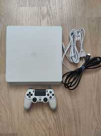 Sony PlayStation 4 (PS4) Slim 500GB White з контроллером  з гарантіэю