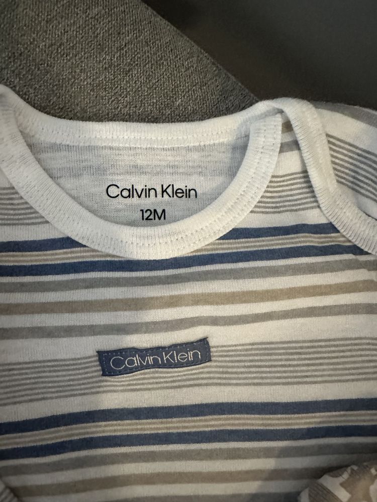 Набір бодіків Calvin Klein, хлопчик, 1 рік набор боди. Мальч.12 мес.