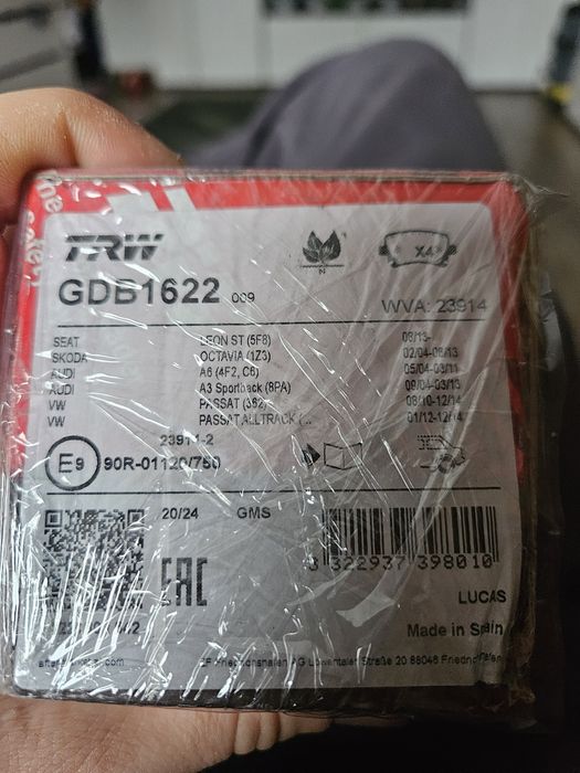 Klocki TRW Audi a6 c6 2.7 kombi