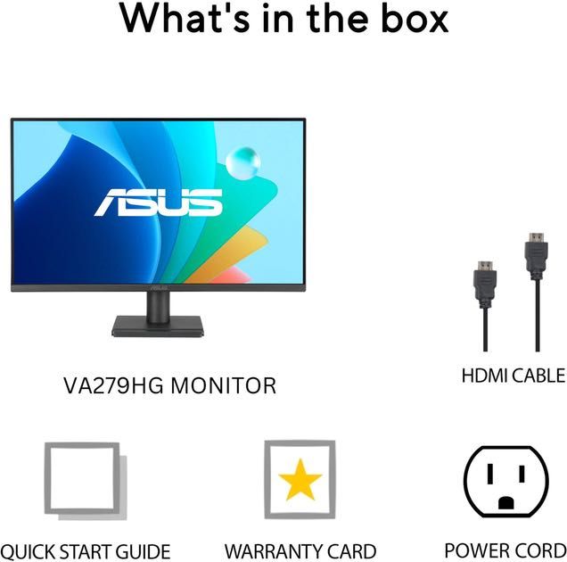 Монітор ASUS VA279HG (90LM04J1-B02371)Нові.Запаковані