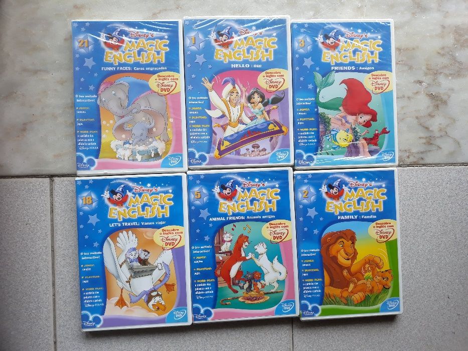 Dvd´s Infantis (Fisher Price, Magic Inglish, Patty