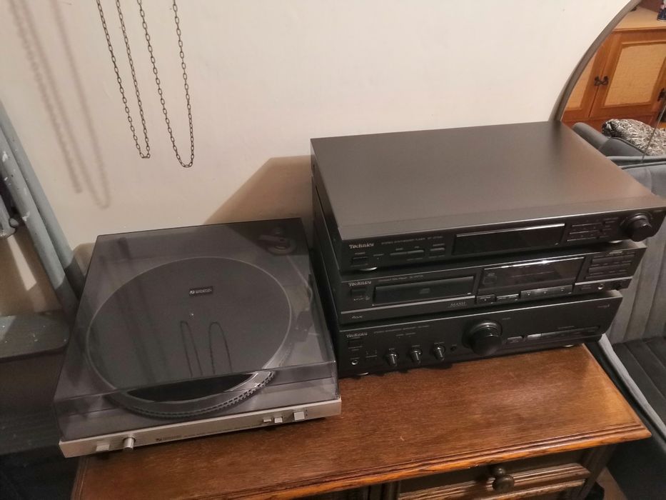 Technics wieża tuner ST GT 350 CD SL 277A Wzmacniacz Su V500