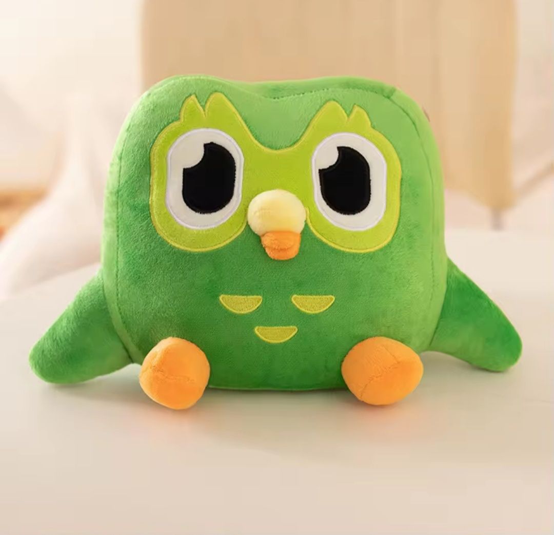 М'яка іграшка Сова Duolingo Owl Toy 27 см, Зелений