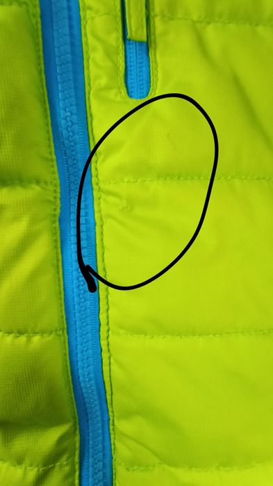 Zielono-czarna chłopięca kurtka z kapturem na zimę Kiki&Koko r.116-122