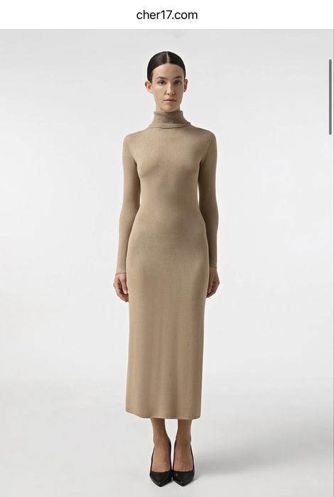 Піджак бежевий cher 17 (сукня в подарунок)  хs