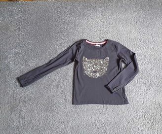 Bluzka Cool Club, bluza, rozmiar 134 cm (8 - 9 lat), cekiny.