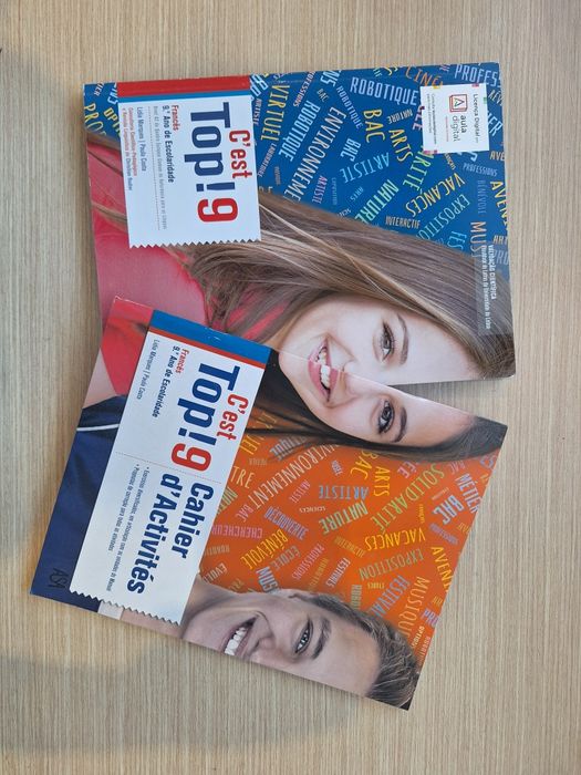 Conjunto de manuais de Francês 9° ano "C'est Top!"