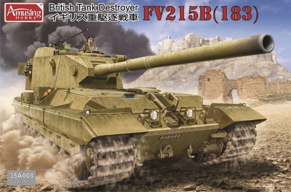 Amusing Hobby 35A008 Niszczyciel czołgów FV215B (183) model czołg 1/35