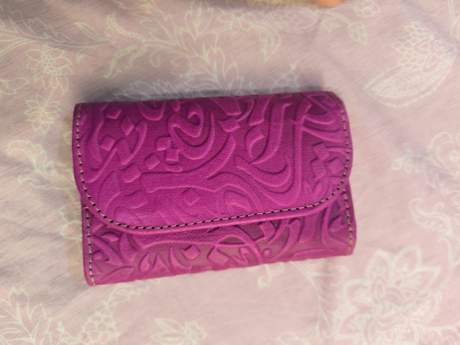 Яркий кошелек из Туниса, кожа