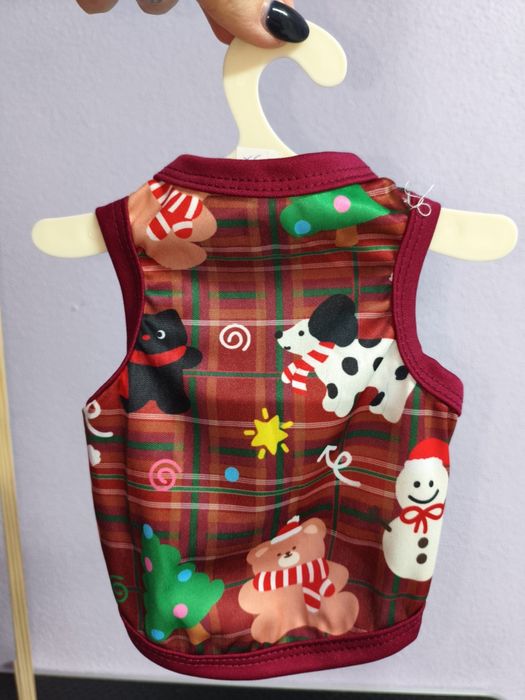 Roupa natal para cão