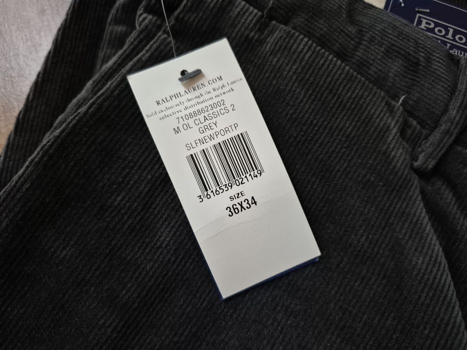 Spodnie Sztruksowe Męskie Ralph Lauren 36 / 34