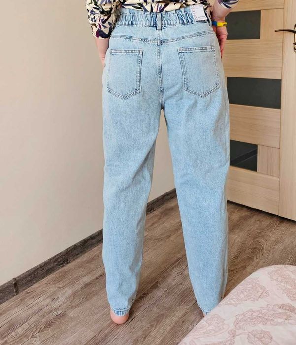 Модные, классные джинсы DeFacto Paperbag High Rise 40 и 46 р-р