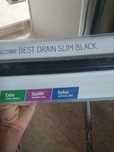 Odpływ liniowy Best Drain Slim Black 700 mm
