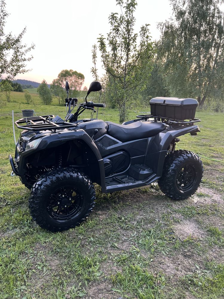 CFMoto Goes  500 Long 2024, dwa kpl opon, pług