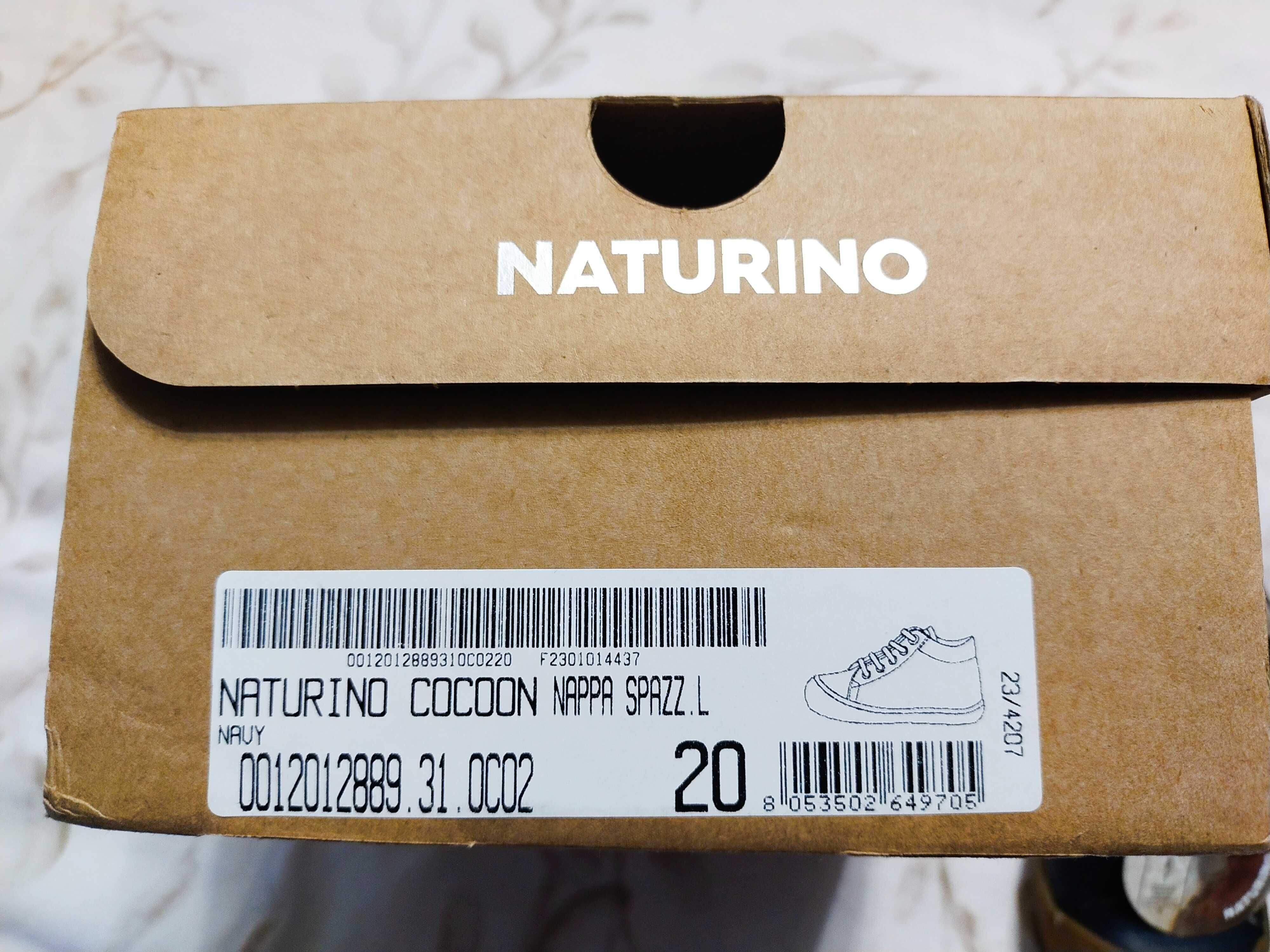 Skórzane buty Naturino