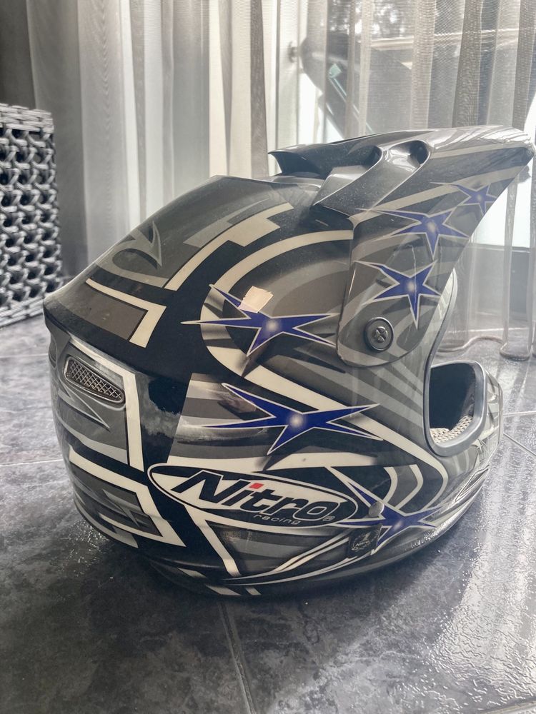 Capacete moto cross