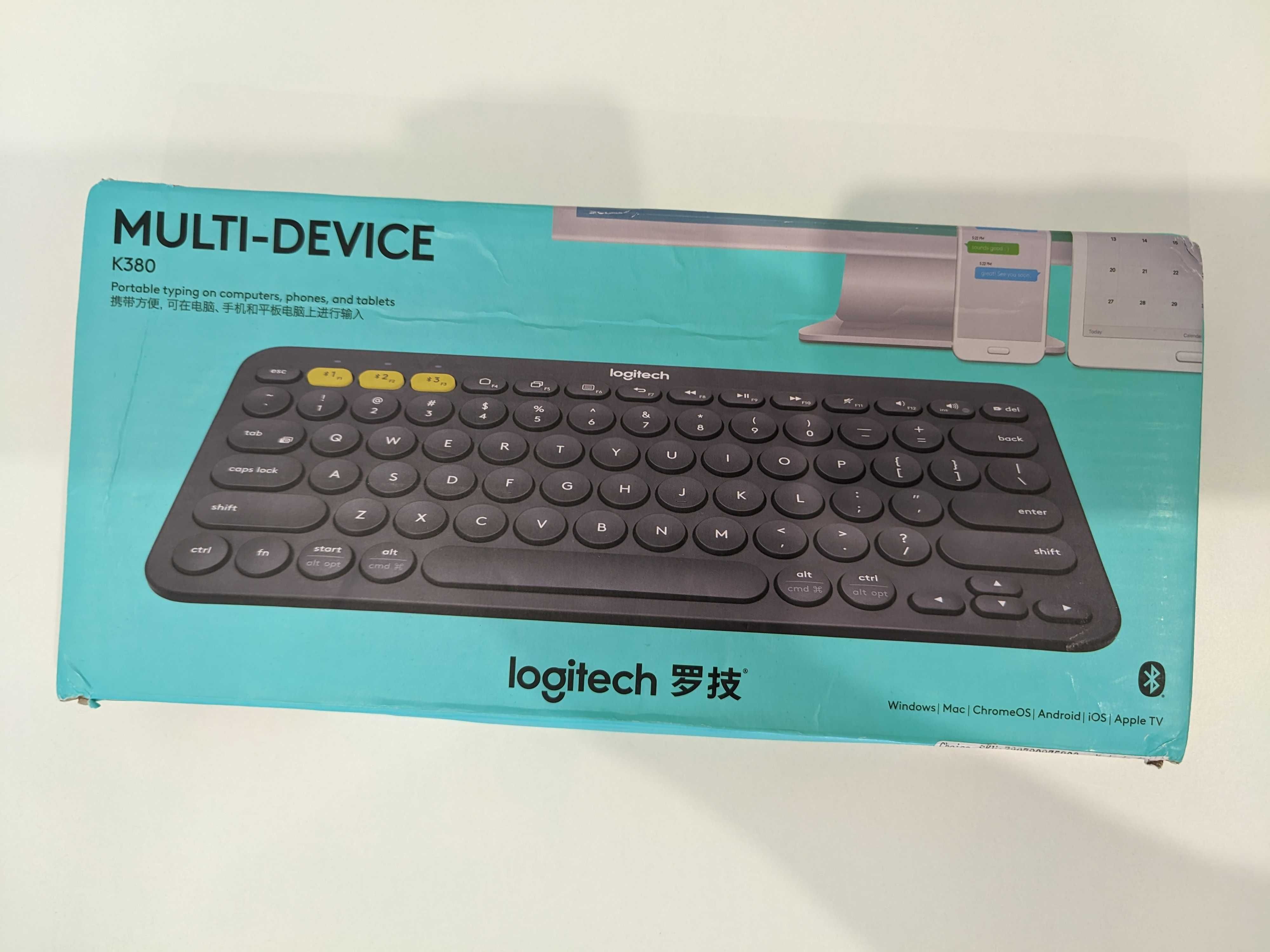 Бездротова Bluetooth клавіатура Logitech K380