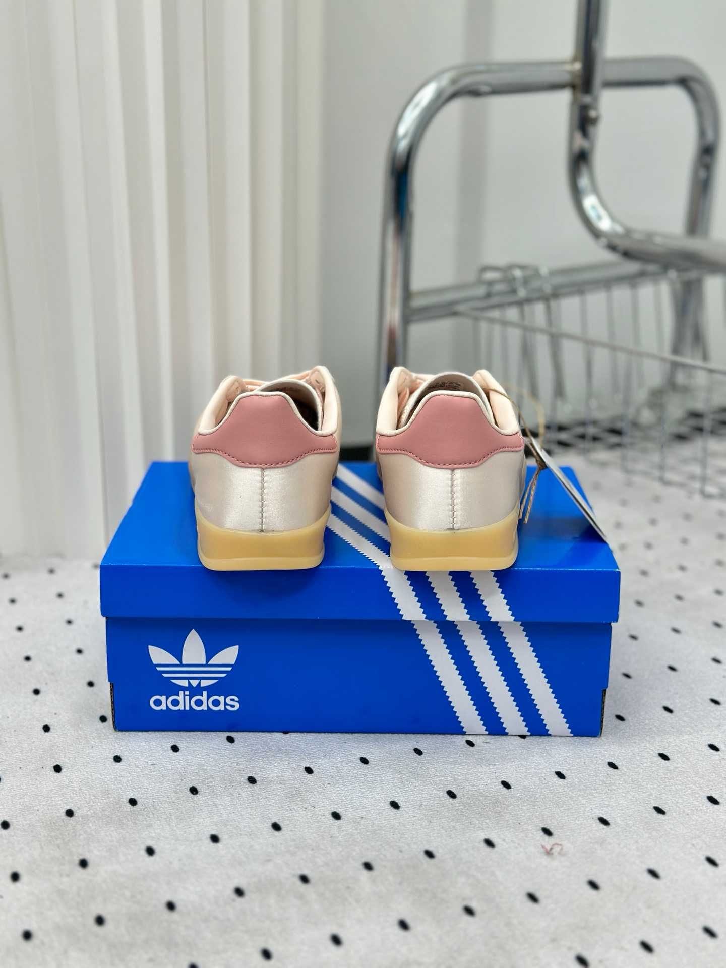 Nowy*adidasdamskie_Gazelle_Indoor_Pink UnisexTrampk39