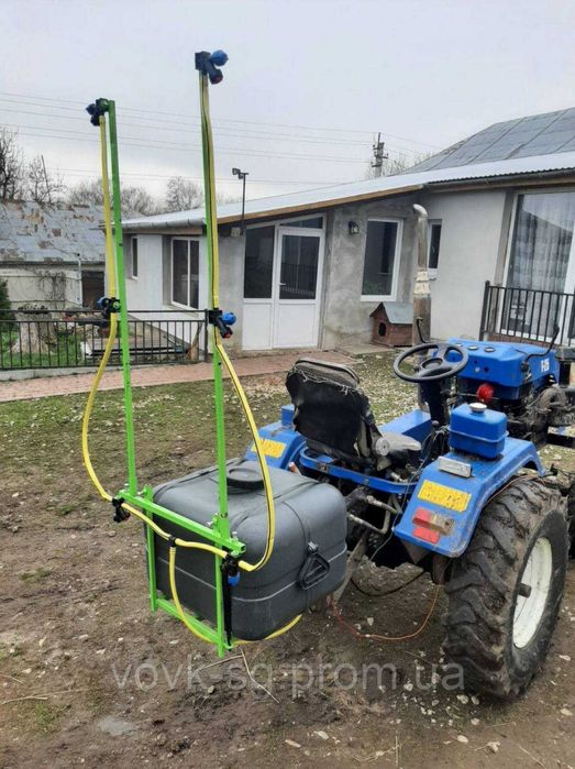 Обприскувач опрыскиватель 100л 130л  до мототрактора мінітрактора