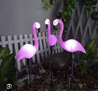 Lampa LED SOLARNA SuperLED Flamingi