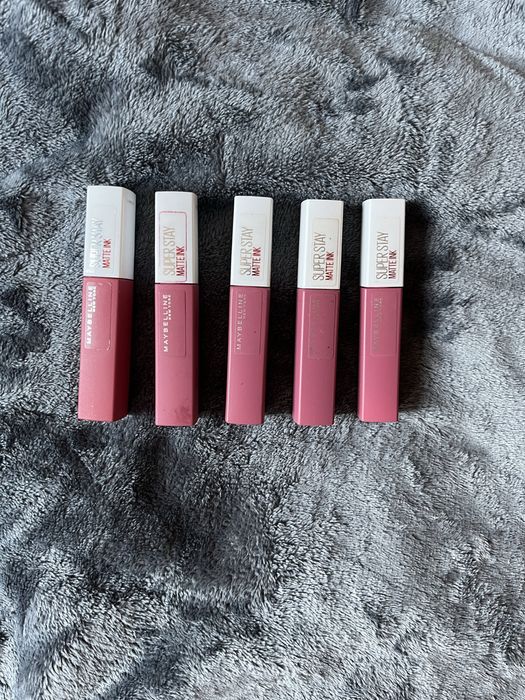 Szminki pomadki maybelline super stay matte ink 80 ruler i 15 lover
