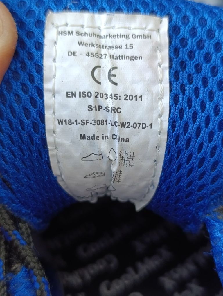 Work 42p. Чоловічі робочі кросівки.