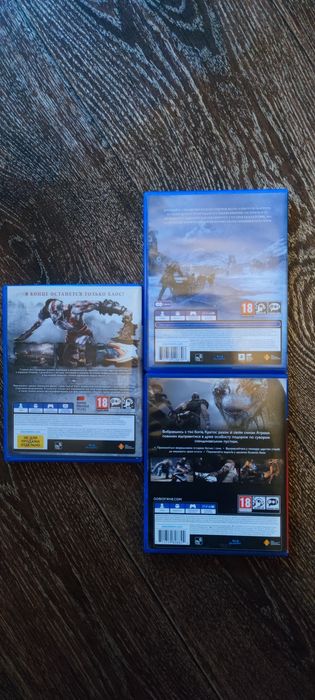 Ігра ps4 бог войни 3 частини  Ragnarok god of war