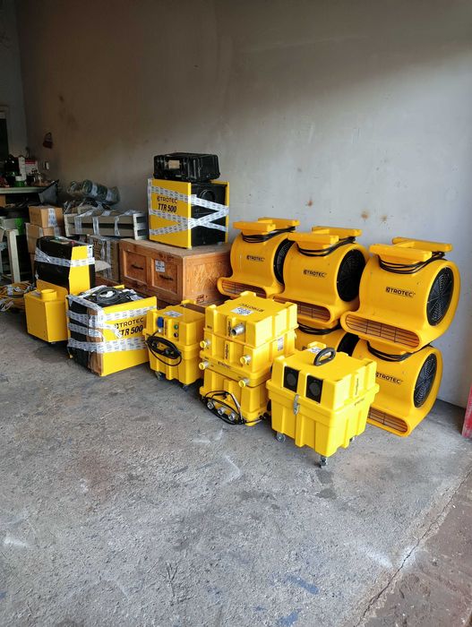 Maszyny osuszanie odgrzybianie ozonowanie