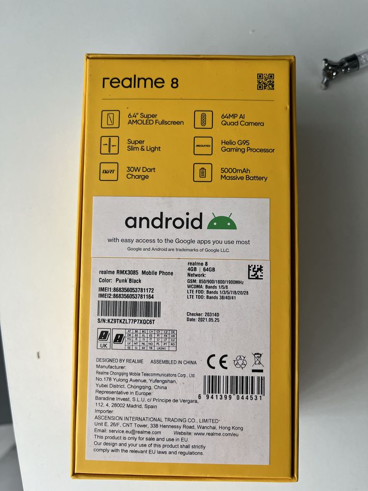 Smartfon Realme 8 64GB
