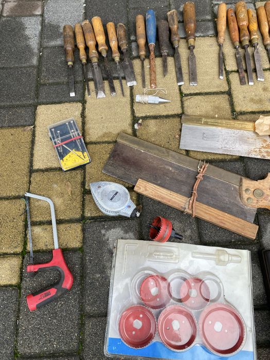 Стамески,обушковая пила старинные Sheffield,Marples Англия