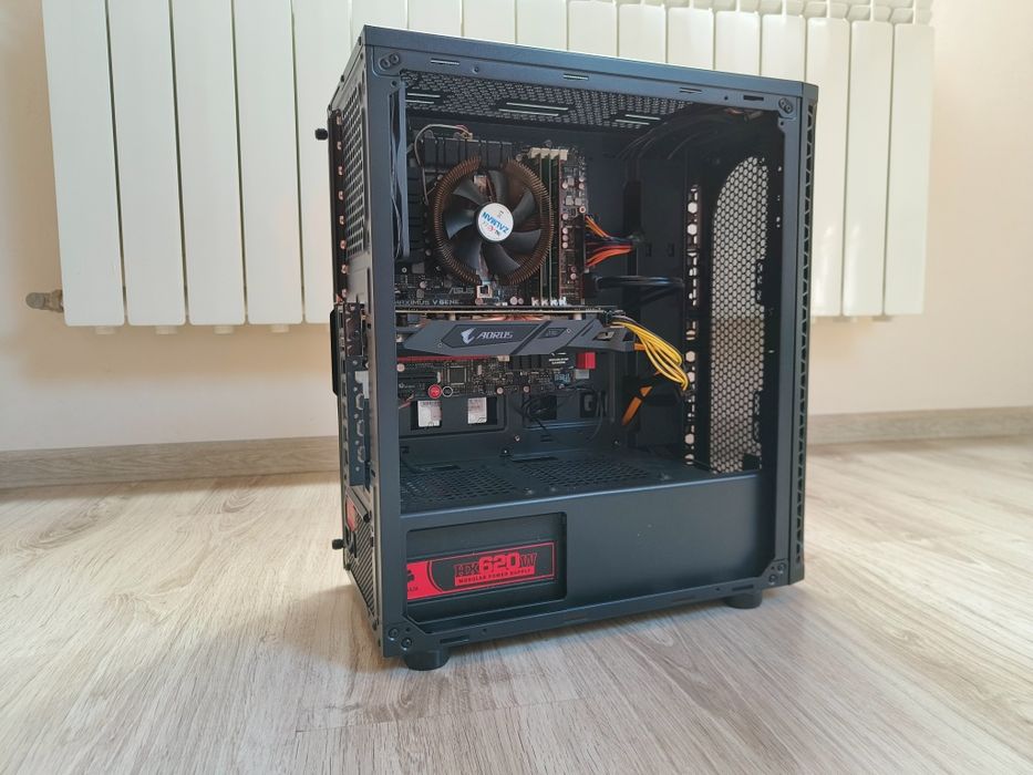Komputer dla graczy ASUS ROG Intel i7 3770 RX 570 16GB Ram WIN11 SSD