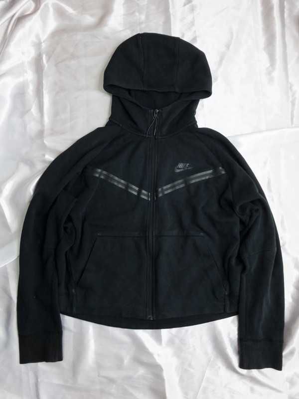 Bluza z kapturem Nike Tech fleece windrunner hoody czarna XL