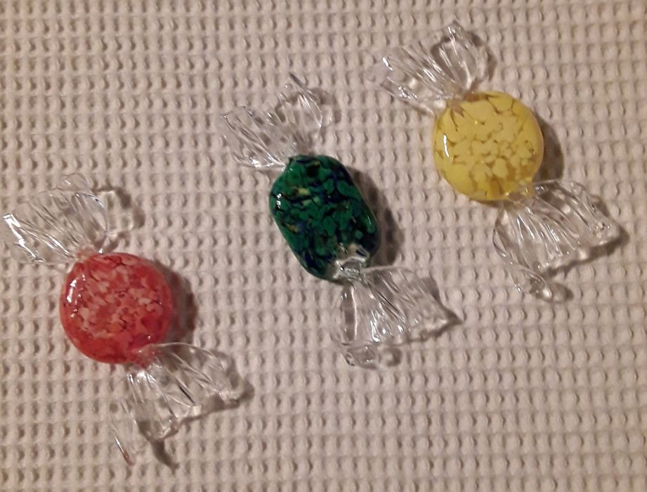 Doces/Rebuçados de vidro de Murano (Itália)