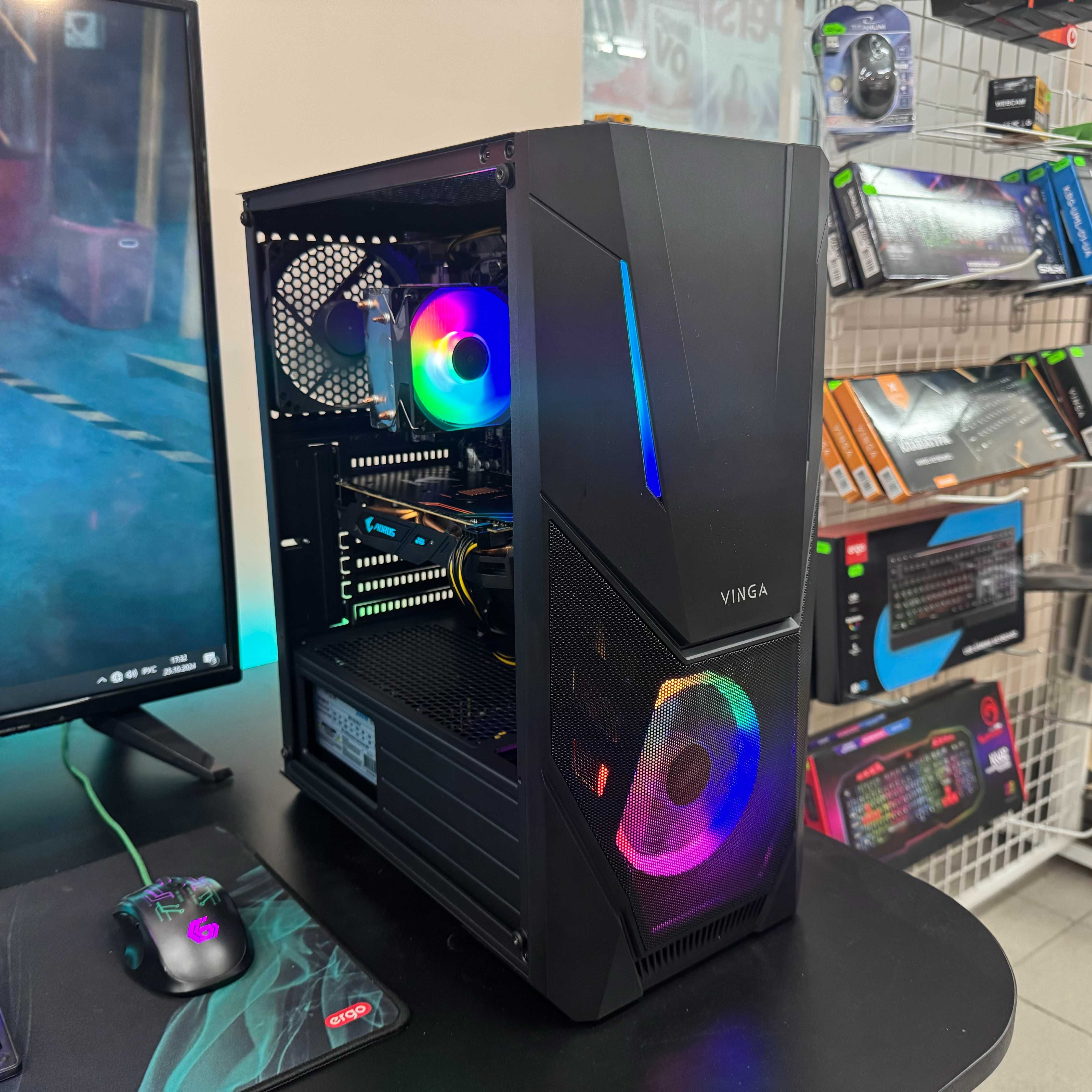 Компютер Новый Ryzen 5 4500, 16GB DDR4, Gigabyte RX 570, SSD 480GB