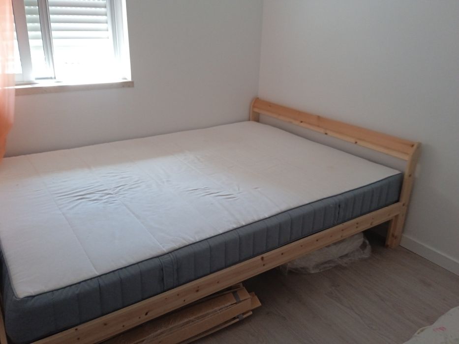 conjunto cama + colchão conjunto Ikea.