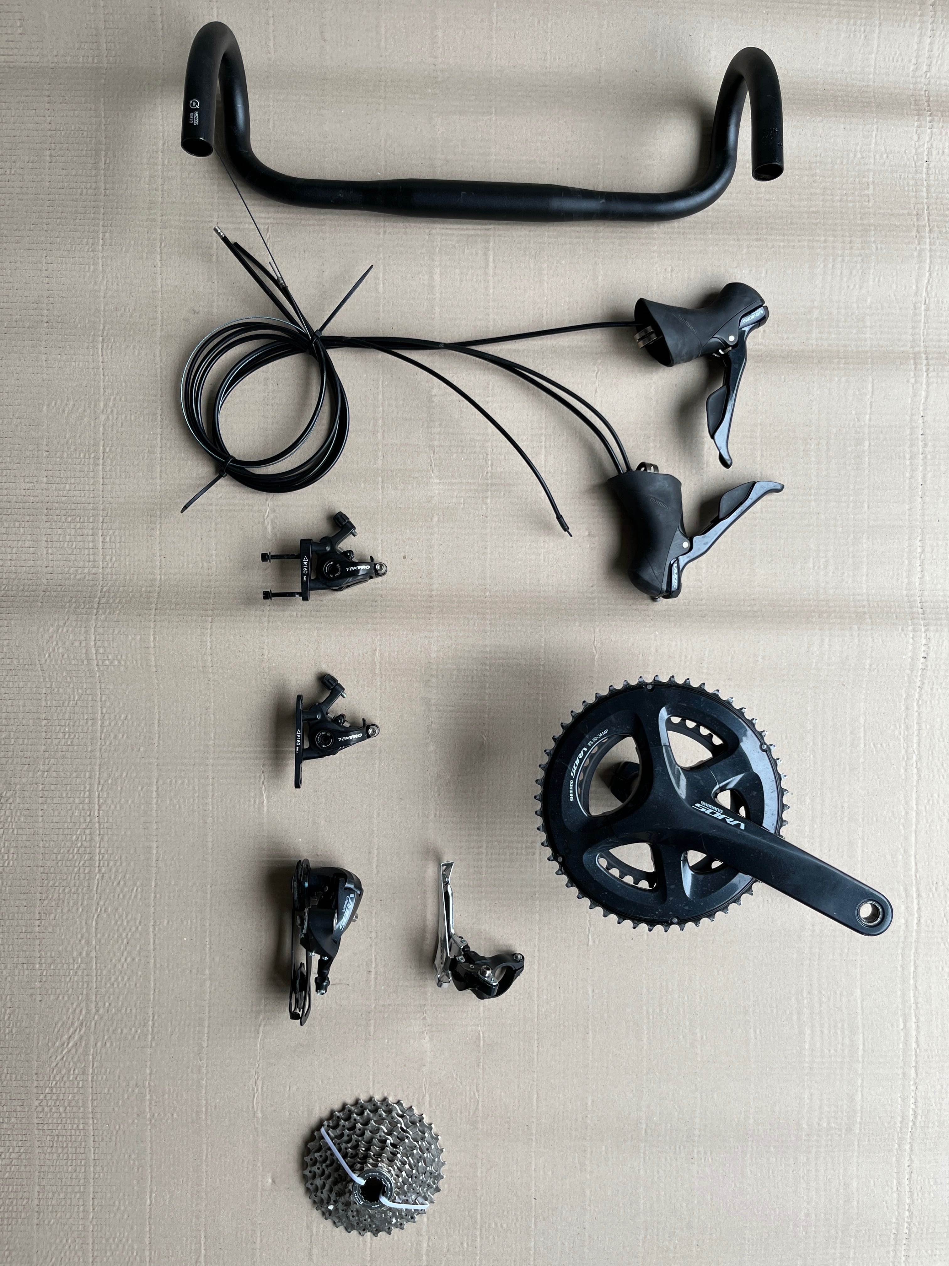 grupa Shimano Sora R3000,hamulce tarczowe Tektro MD-C511