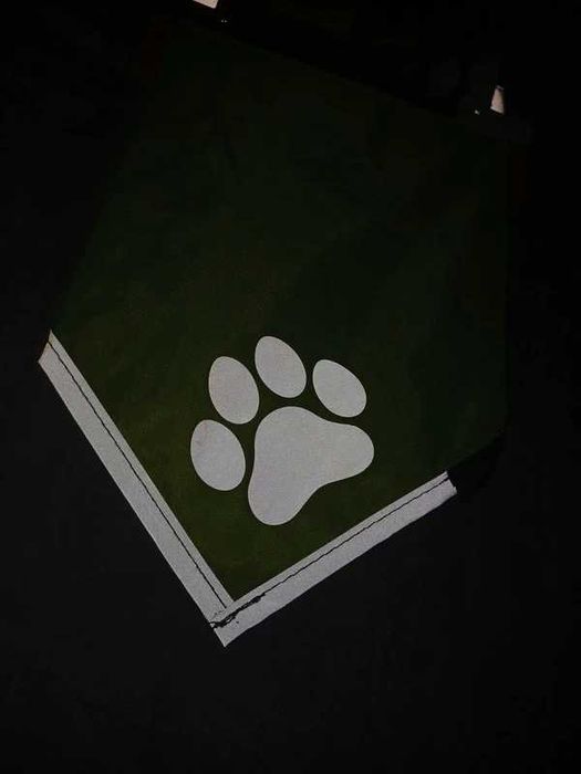 Chusta odblaskowa dla pieska odblask dla zwierząt bandana dla pieska