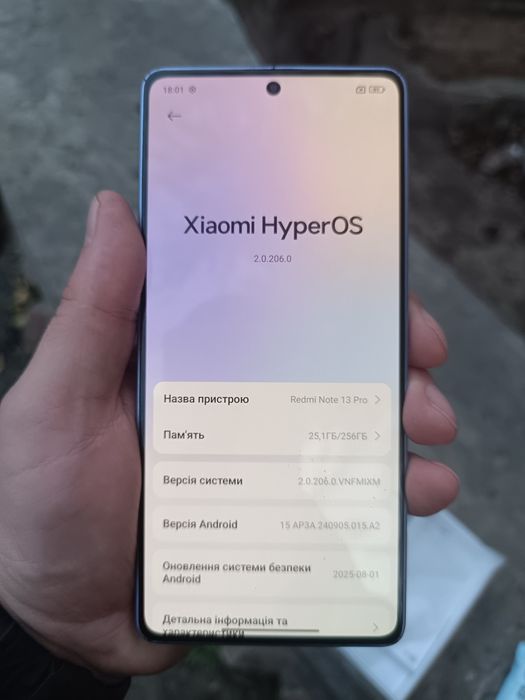 Xiaomi redmi note 13 pro 8+4/256gb состояние хорошее комплект коробка