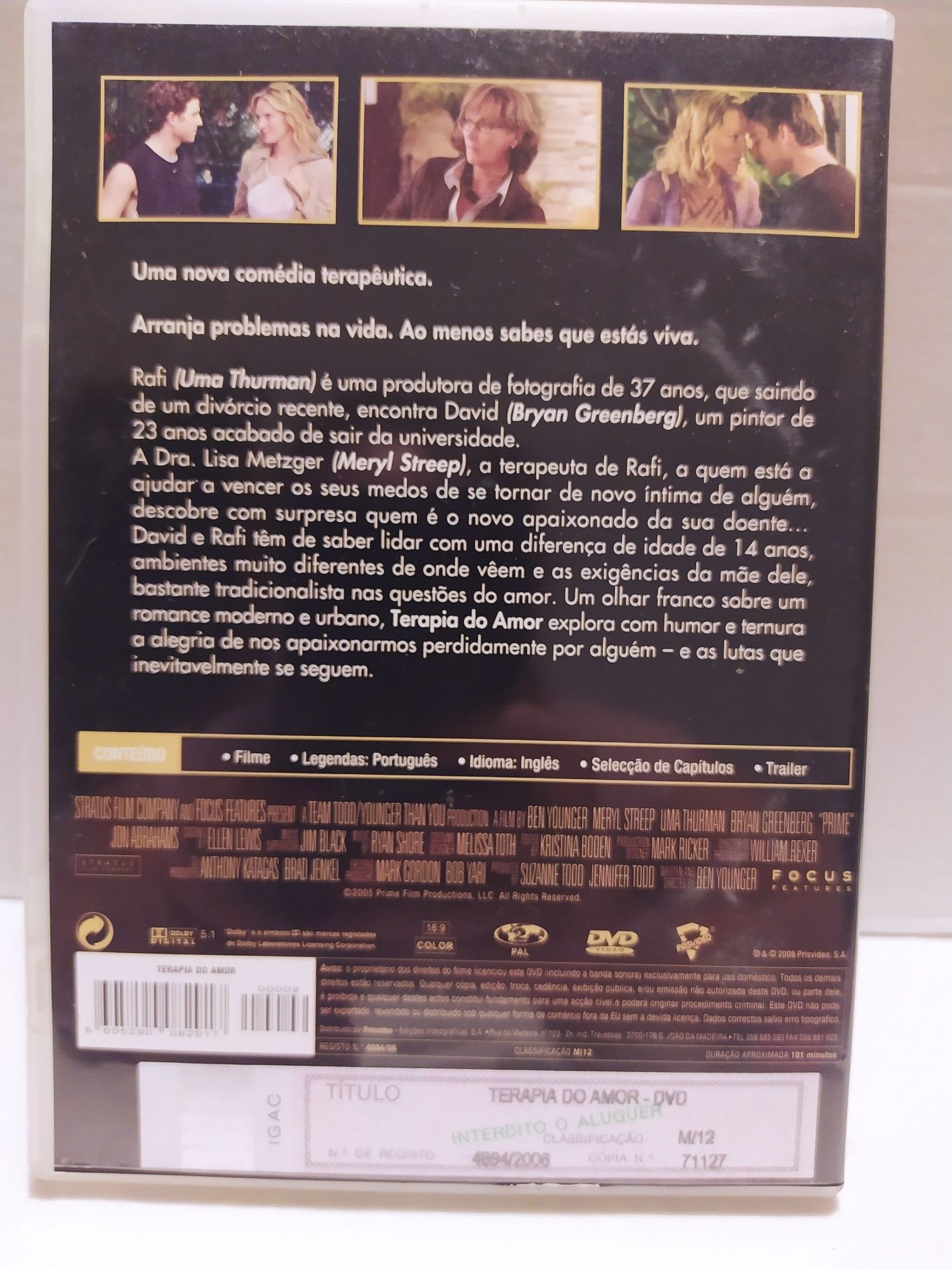 Terapia do Amor. DVD. Trailer